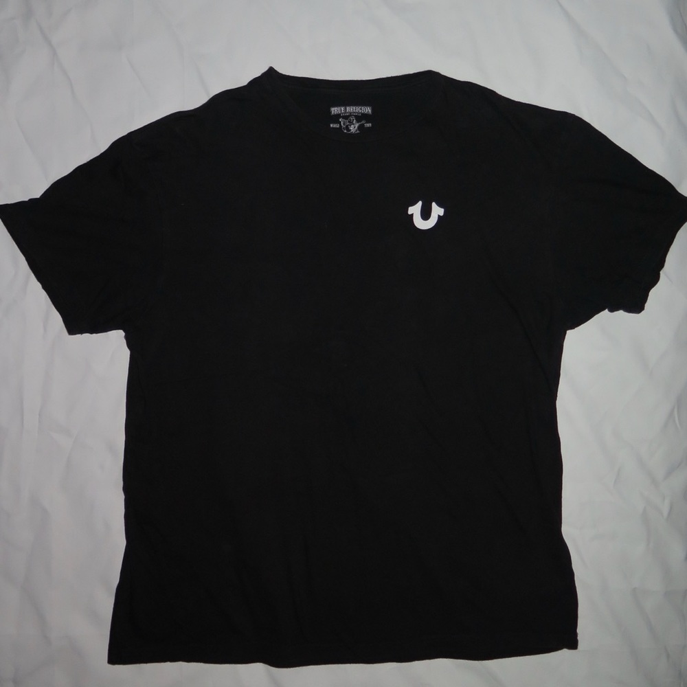 Men’s True Religion Logo Tee Shirt (Size L-XL)